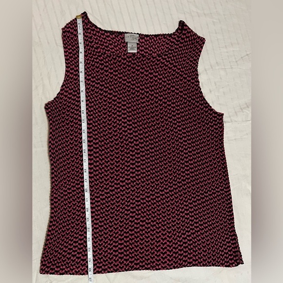 Kim Rogers Hearts Pink Blouse 1X SemiSheer. - Picture 4 of 10